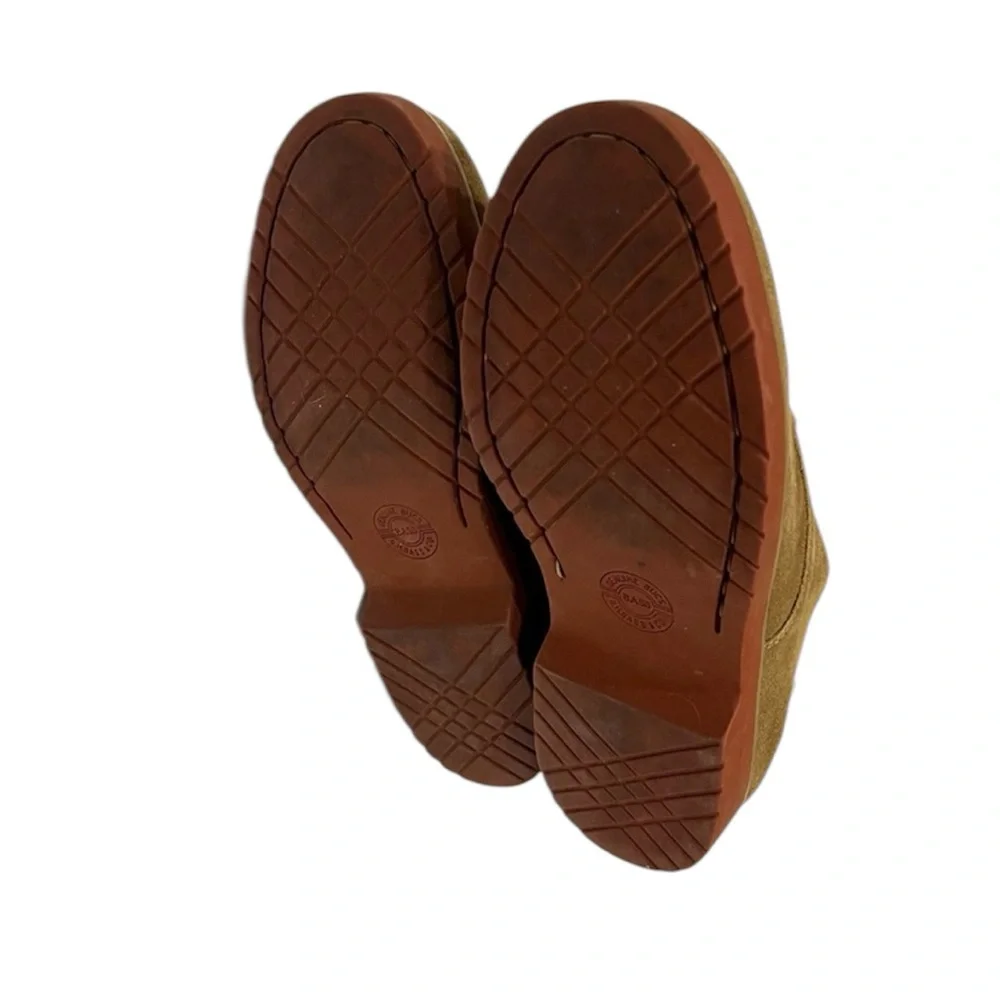 GH Bass Co. Brown Suede Leather Nubuck Lace Up Oxford Shoes Youth Boys Kids 3